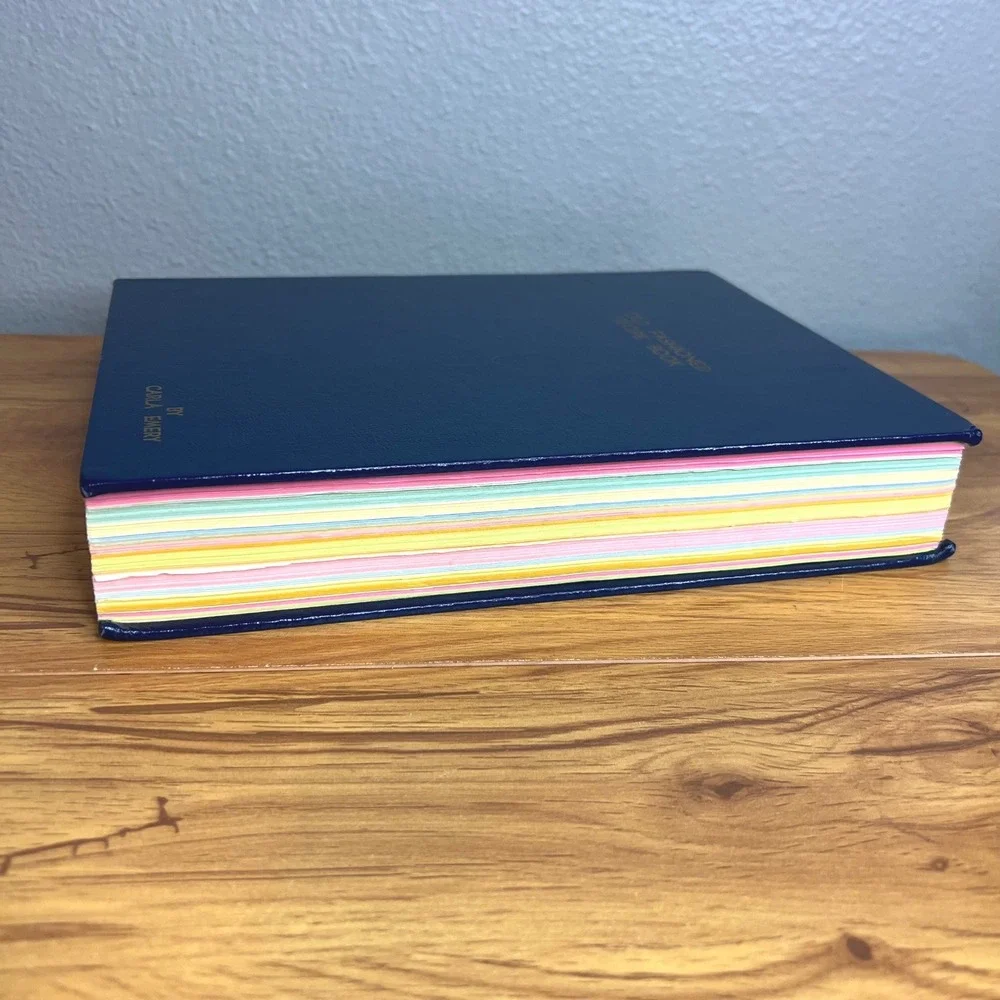 Old Fashioned Recipe Book Carla Emery‎ 1975 Blue Hardcover Vintage Idaho Rare